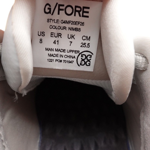 NEW G/FORE MG4+ Golf Shoes G4MF20EF26-NIMBS Nimbus - Picture 2 of 7